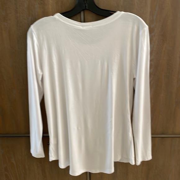 Terez white twist style long sleeve top size XS - Picture 4 of 6